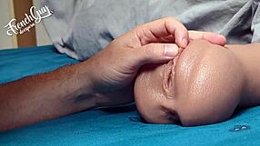 French Guy Subtly Sticks Tongue In Your Ass With Clamps On Pussy And Insults