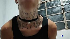 Big Cock Monster Double Penetrates Big Ass in Rough Face Fucking Action