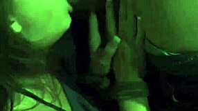 Perfect blonde teen 18+ delivers intense blowjob to smokey-eyed honey Jojo Kiss who's broke and alone