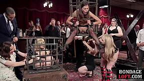 Bound Subs Get Toyed And Assfucked In Intense Bdsm Group With Leather And Spanking