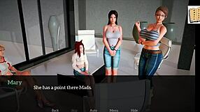 My New Family 21 features big tits milf bent over for doggystyle pounding by big cock in game scene