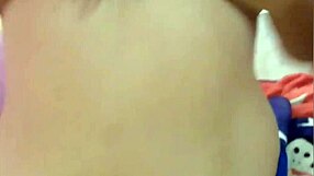 damn that music drowns out her moans but this skinny latina touches her pink vagina so hot 😈