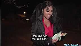 Oh man, that public agent totally seduced this sexy Asian babe with his smooth rizz, check out her fantastic tits and ass!