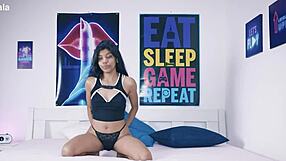 Desi Devi Former TV Host Takes Intense BBC Facial Cumshot