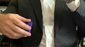 Jason collins lights up cigar during erection display