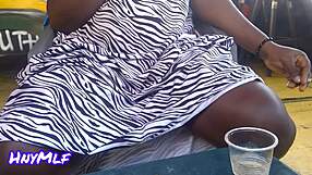 Exclamatory-Raw Bold Milf Flashes Shaved Pussy In Public Bar!