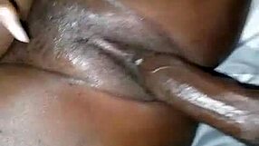 hey, check out this shaved pussy getting sucked and fucked hard by a massive black cock in the bedroom