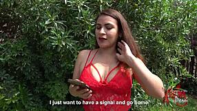 I can't believe this unknown Latina chica got lost and ended up getting fucked hard in a quickie.