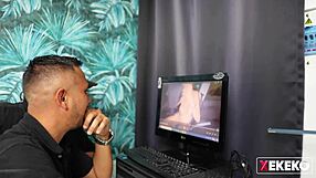 Trudna Kolumbijka s velikim prirodnim sisama otkrivena i pojebana dok je špijunirana u fetiš susretu