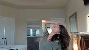 Oh yeah, check out these huge fake tits teasing that shaved pussy