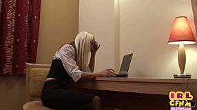 Facesitting Amateur Babe In Stockings Gets Fucked Hard After Blowjob!