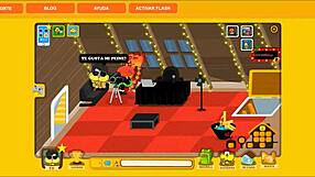 hey, this curvy argentinian jumps around with energy in a fun homemade clip