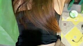 Suggestive Amateurs Bent Over In Doggystyle Action. Homemade Video Of Beautiful Sister-In-Law Getting It While Husband Is Away