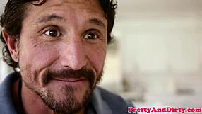 Beautiful petite model drilled by huge monster cock in erotic fantasy scene