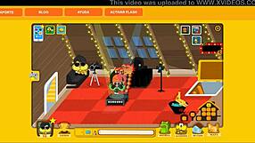 hey, this curvy argentinian jumps around with energy in a fun homemade clip