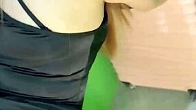 Suggestive Amateurs Bent Over In Doggystyle Action. Homemade Video Of Beautiful Sister-In-Law Getting It While Husband Is Away