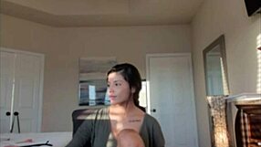 Oh yeah, check out these huge fake tits teasing that shaved pussy