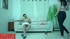 Boss casually tempting his maid with a bonus offer