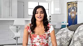 Oh wow, this massive cock is wrecking my tight wet pussy in my debut scene!