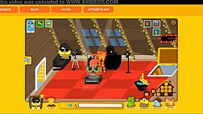 hey, this curvy argentinian jumps around with energy in a fun homemade clip