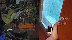 Pinay bestfriend comforts with extreme blowjob cum in mouth by the pool 😏