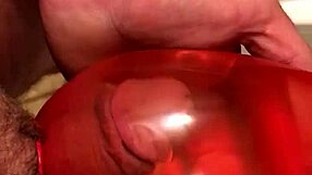 hey, check out this condom thing with some piss action in a casual way