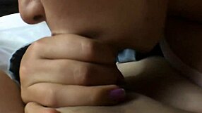 Watch this cute college coed suck dick deep until hot cum fills her petite mouth!