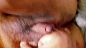 Latina Housewife Does Vaginal and Anal Masturbation with Big Clit During Blowjob