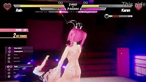 Two passionate lesbians engaged in a fierce battle of fingering and masturbation. Their intense anal play led to explosive sex.