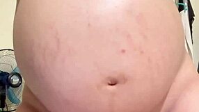 Pregnant Arab wife teases on webcam craving wild fuck