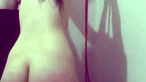 Sex Slave Endures Spanking On Big Ass While Fingering Shaved Pussy