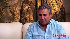 Carolina guerrero pays off her dad's debt with a quick blowjob and fucking session in sexmex style