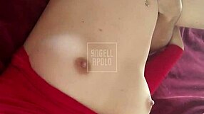 Sucking Cute Brazilian Girlfriend's Natural Tits And Hot Pussy