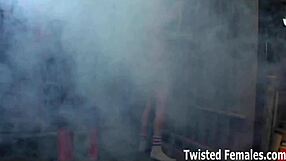 I Feel So Ashamed but I Know I Deserve This Severe Punishment in the Garage for My Disobedience. Bound and Spanked Hard as Femdom Humiliation.