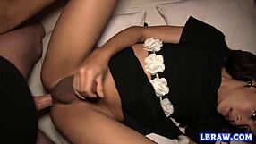 Hey, check out this teen Thai ladyboy Narnar getting barebacked in hot POV action
