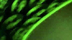 Wife spreads for massive big black cock pounding deep into her belly during intense session.