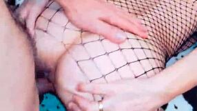 hey that milf in lingerie just lifted her legs for pov anal sex with tits out