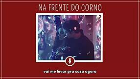 giving it up right in front of the cuckold hubby