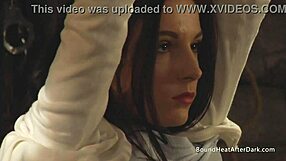 Naked Submissive Lesbian Slave With Big Natural Boobs Gets Punished And Fingered In Intense Bondage Domination