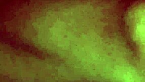 Cumming on her face on her knees with pierced nipples