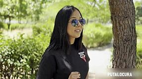 Valeria Valois, diese heiße venezolanische Süße, wird von Torbe erwischt und hart für Geld in amateur Anal Action gefickt!