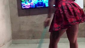 I wanted to play games with him so I dropped down for a quick blowjob ride.