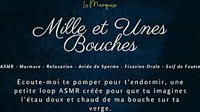 Mille et unes bouches - french asmr blowjob with dirty talking!