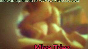 Vydatá kurva Miya Triez podvádza s obrovskou chlpatou pičou v cuckold ponižovaní!