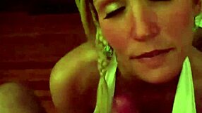 Hot Blonde Slut In Bikini And Glasses Drains Every Drop Of Jizz