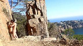 I enjoyed a thrilling outdoor adventure with my partner on the beach path