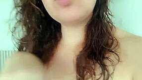 the milf starts stripping down completely naked while she cleans up the entire house step by step