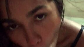 I wanted to play games with him so I dropped down for a quick blowjob ride.