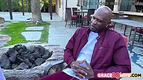 Hoghouse story unfolds as innocent wife cheats with big black cock in hardcore fucking