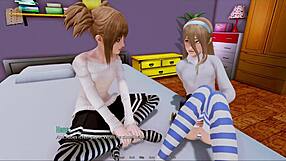 Harem Hotel Episode 343 With Steamy Game Action In Luxurious Setting!